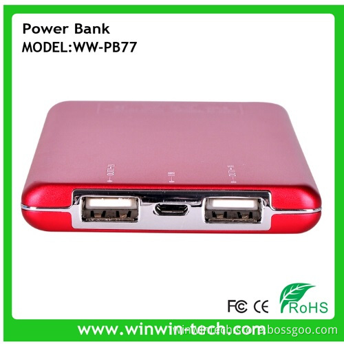 8600mAh Super Slim Power Bank with Dual USB Output
